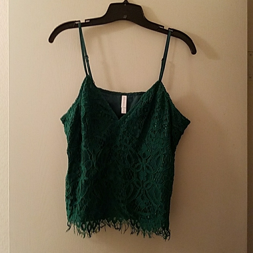 Lace tank top
